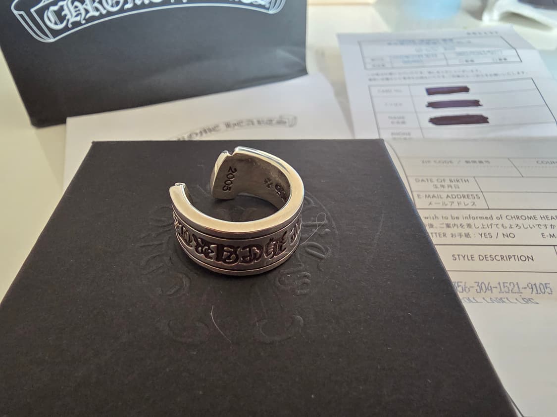 크롬하츠 스크롤라벨링 반지 급처 합니다 (us9.5 10

20호 21호 상품이미지2