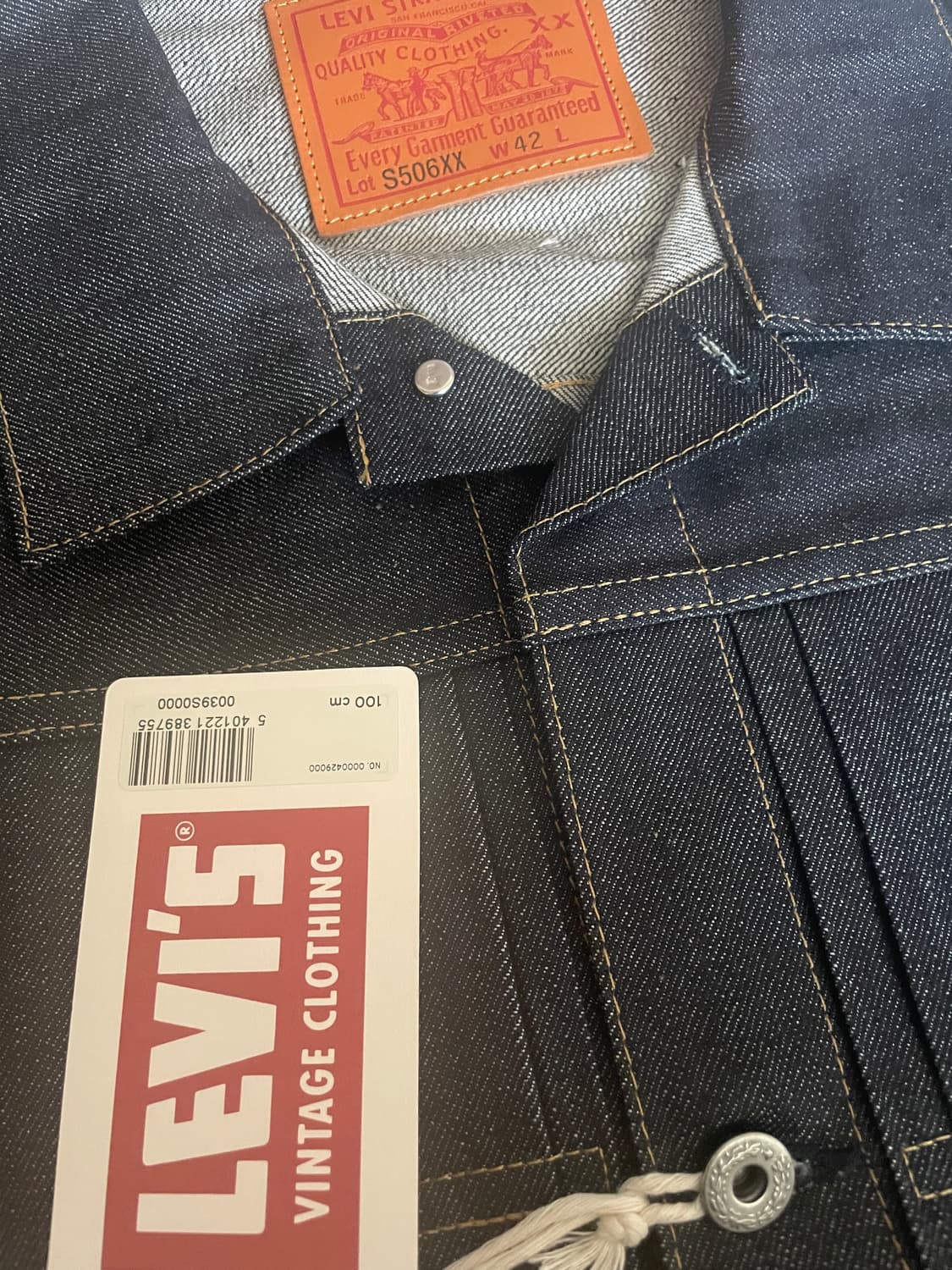 [42] LVC S506XX 1944 대전판 자켓 상품이미지1