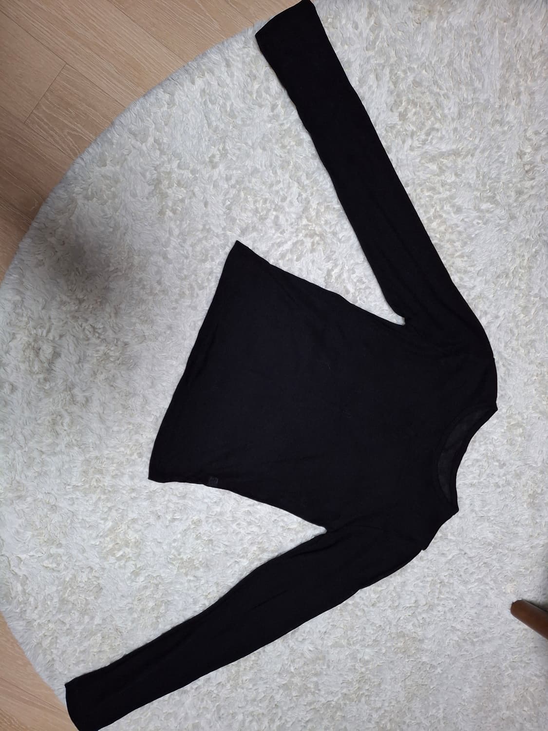 (마지막특가) 블랙 긴팔 무지 티셔츠 새상품 상품이미지1