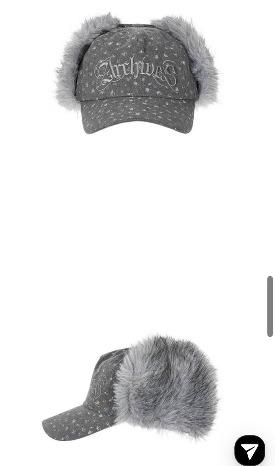 2000아카이브 데이지 퍼 이어플랩 모자 상품이미지4