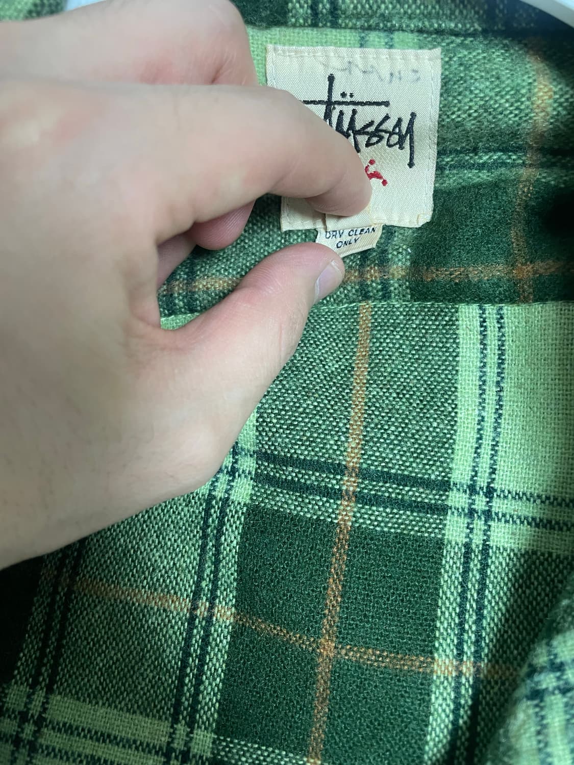 [S] 빈티지 80-90s stussy 스투시 울 플란넬 셔츠 상품이미지4