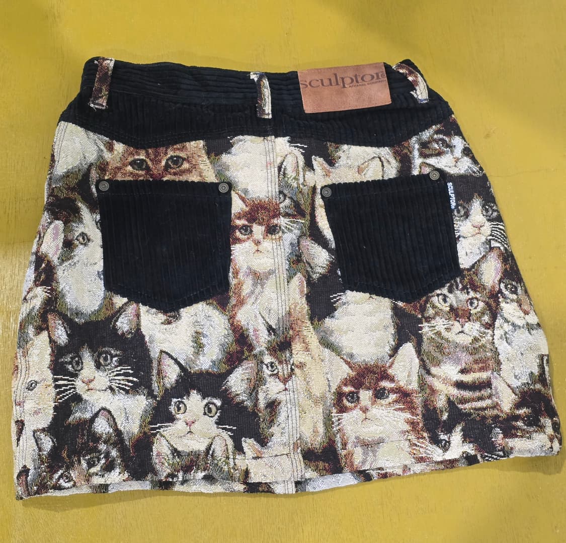 Sculptor 스컬프터 고양이 패턴 미니스커트 상품이미지6