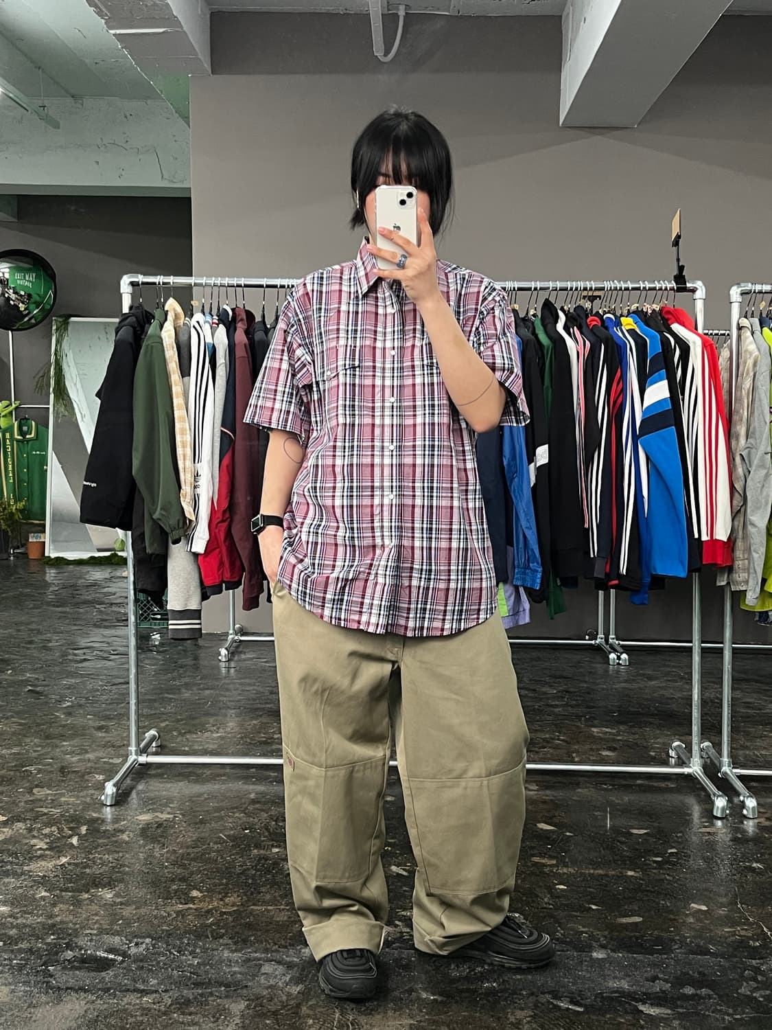 랭글러 웨스턴 체크 셔츠  상품이미지4