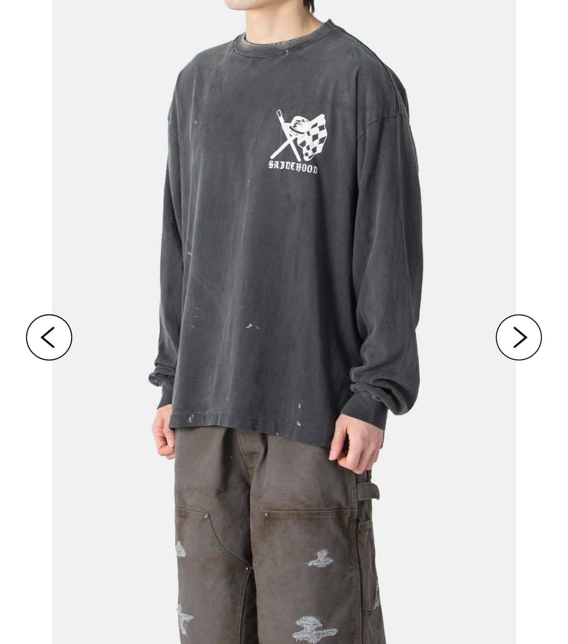 네이버후드 세인트마이클 맨투맨 라지사이즈 상품이미지7