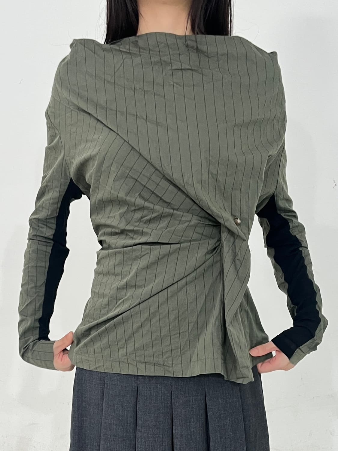 Annaritan draped shirts 상품이미지5