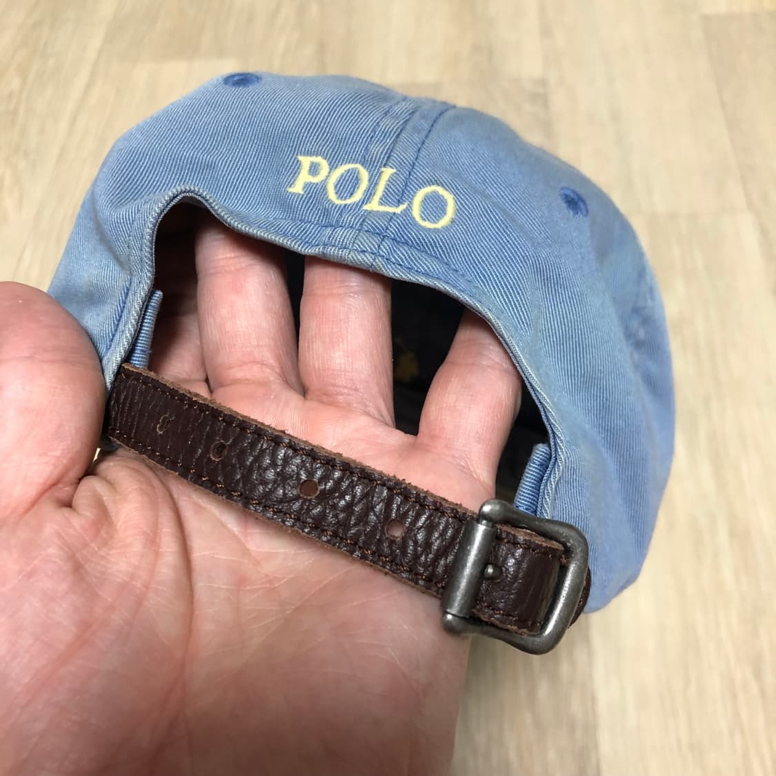 (OS) 폴로 랄프로렌 POLO 페이딩 워시드 블루 볼캡 모자 상품이미지3