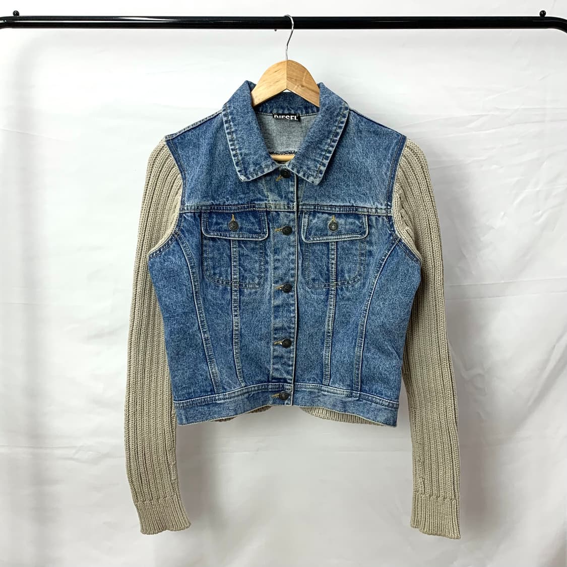 디젤 니트 데님 자켓 상품이미지1