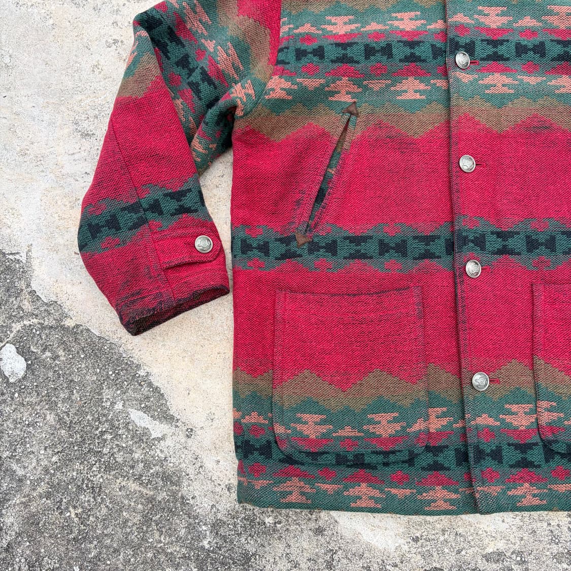 90s 나바호 빈티지 울 자켓 L 상품이미지3