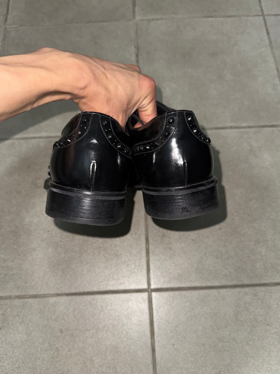 프라다 스터드 더비슈즈 상품이미지6