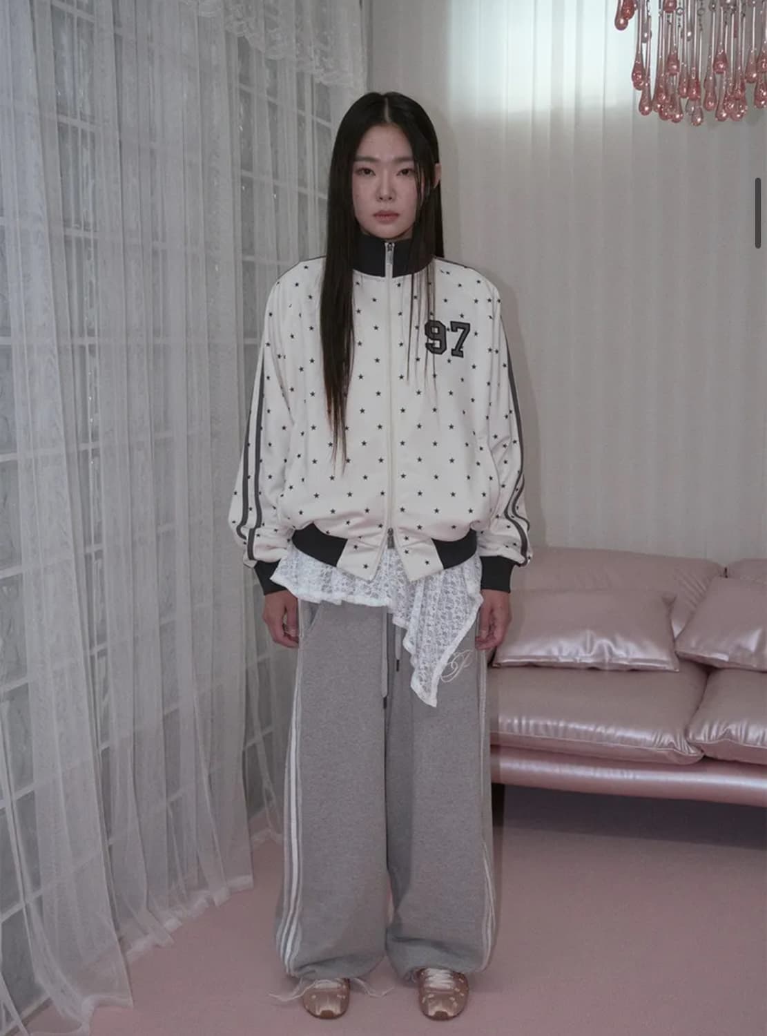 프렌다 별패치 트레이닝 자켓 집업 상품이미지2