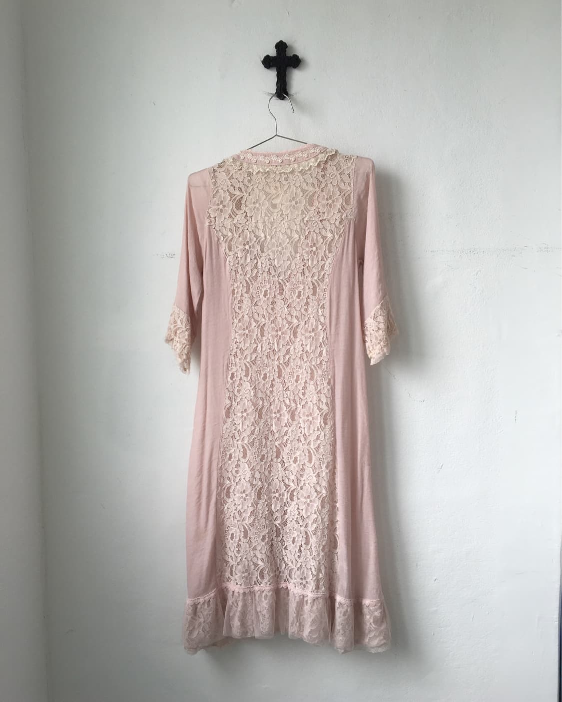 Axes femme max lace trimming long cardig 상품이미지3