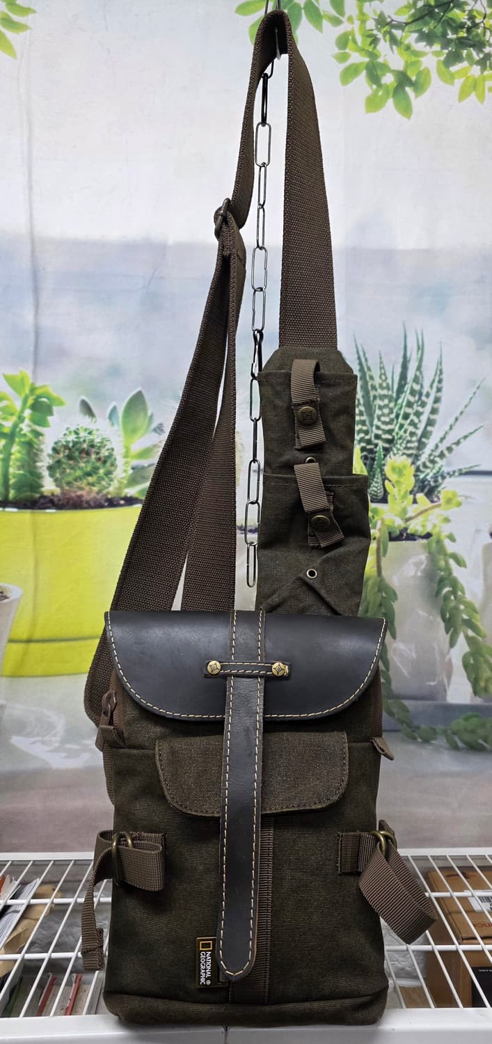 내셔널지오그래픽 스몰 슬링백 크로스백 캔버스백 BF31 상품이미지2