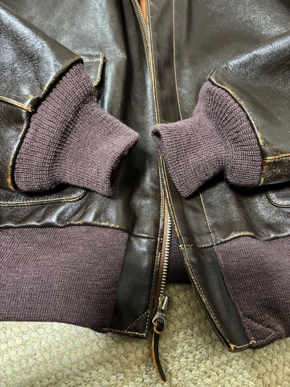 (40) 버즈릭슨 a-2 가죽자켓 상품이미지4