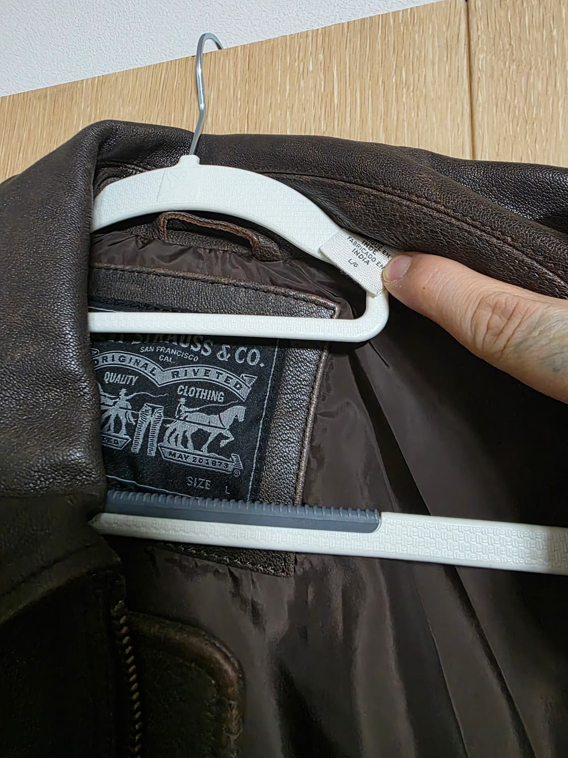 리바이스 a2 가죽자켓 상품이미지2