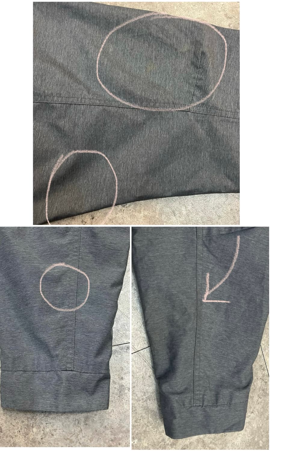 노스페이스 후드 바람막이 그레이 L 100 #csz4042 상품이미지10