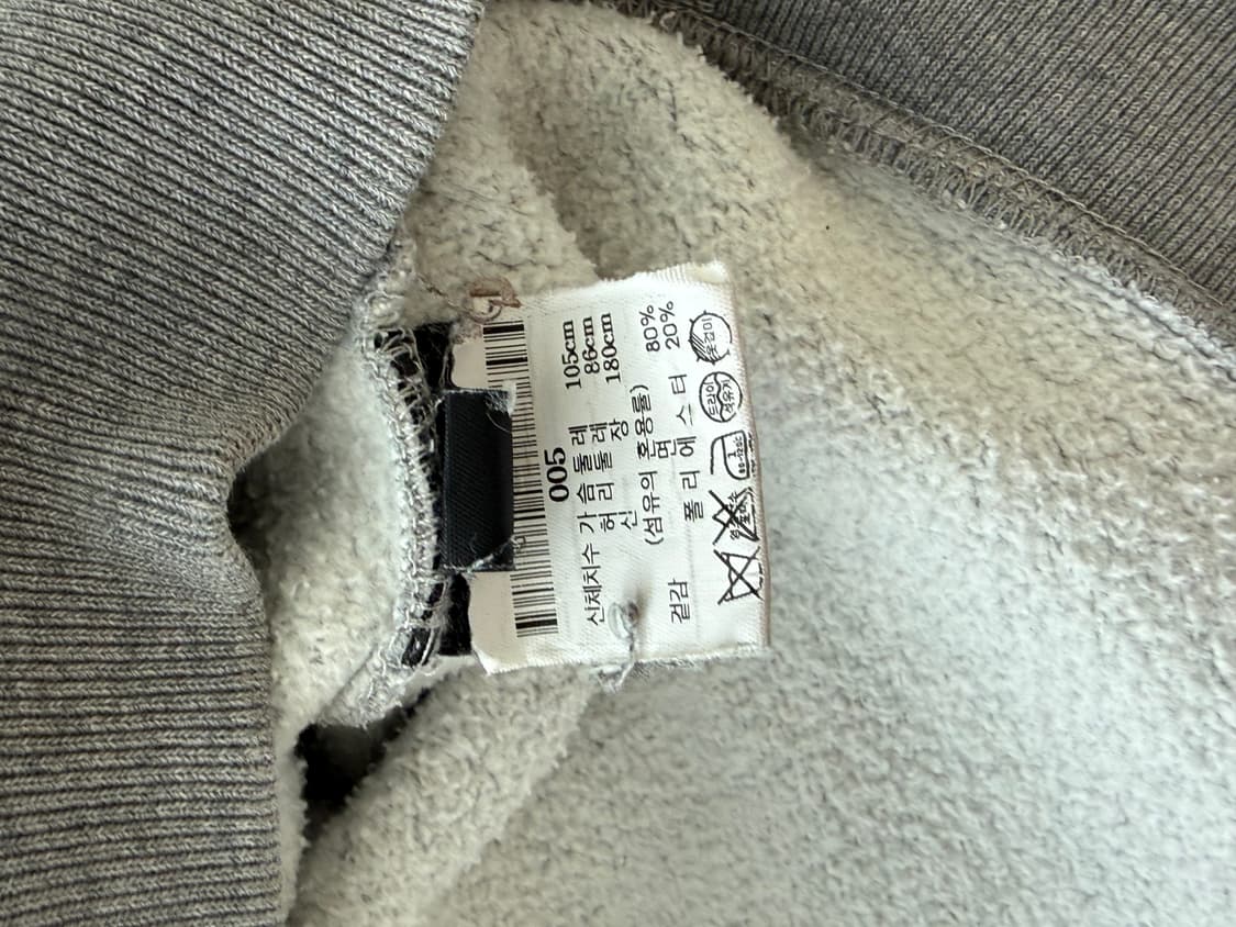 [VETEMENT] 베트망 회색 후드티 상품이미지4