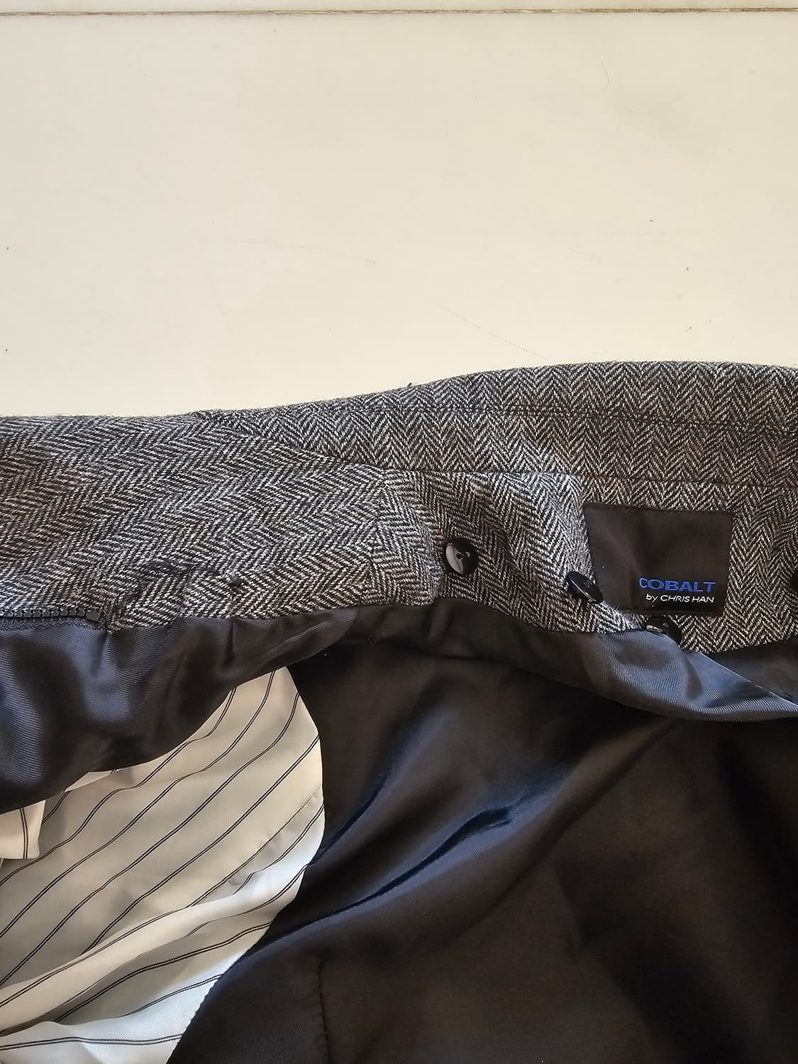 COBALT by CHRIS HAN 남성용  헤링본 자켓 (사이즈 100 상품이미지8