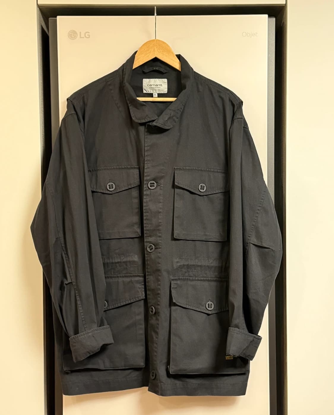 칼하트 WIP 유틸리티 자켓 블랙 XL 상품이미지2