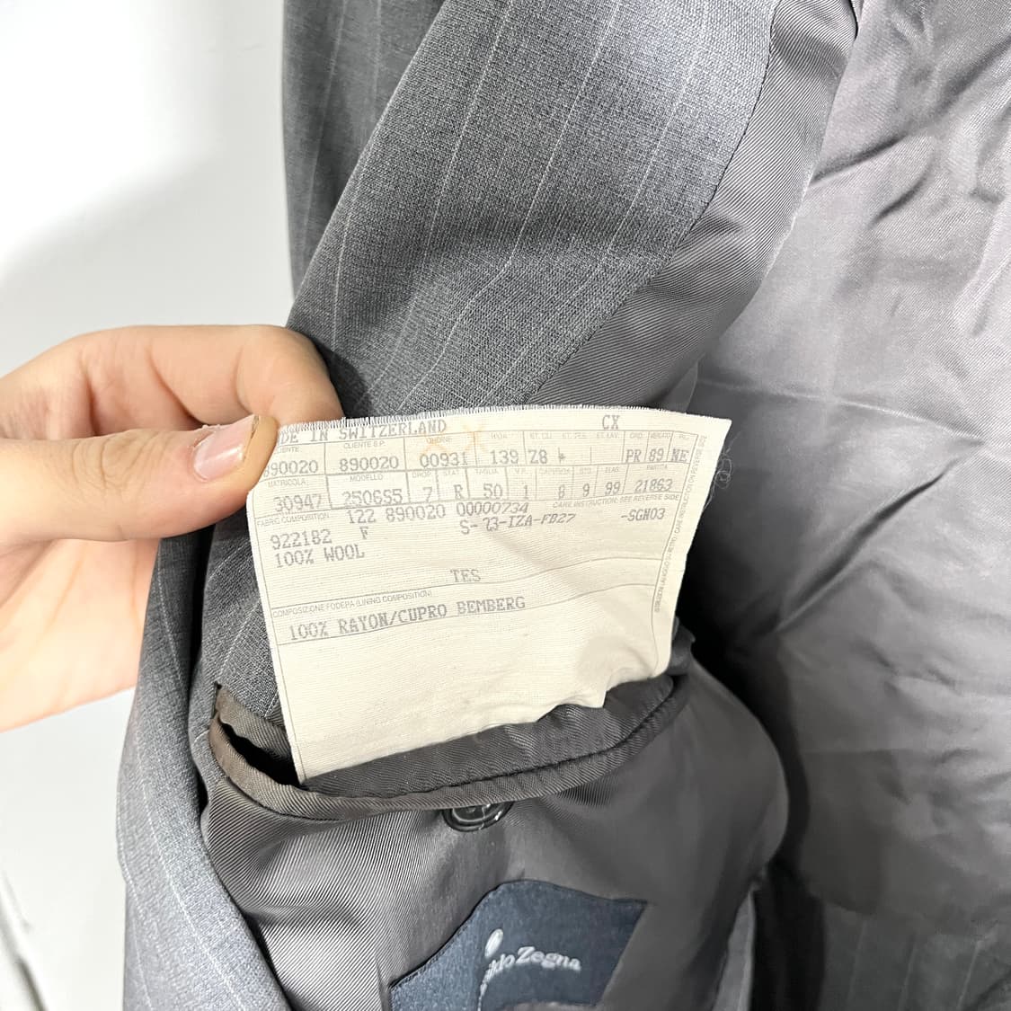 제냐 스트라이프 블레이저 상품이미지4