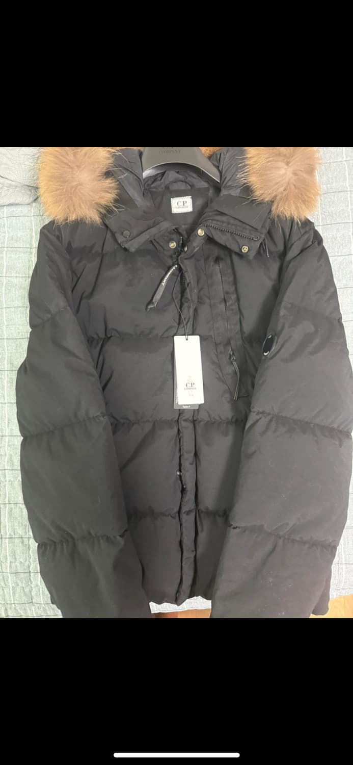 CP컴퍼니 TAYLON P 다운 패딩 블랙 48 새상품  상품이미지1