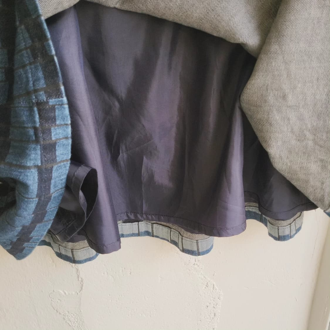 Gabardine K.T 스판 패턴 데님 스커트 상품이미지5