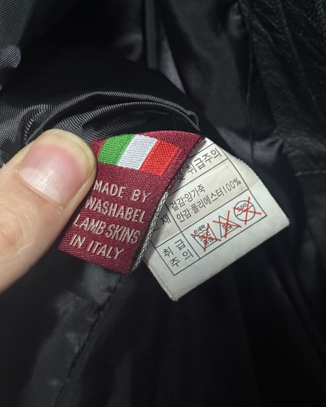 코르티스 이태리 양가죽 레더 바이커 라이더 지퍼 락 시크 고스 펑크 XL 상품이미지6