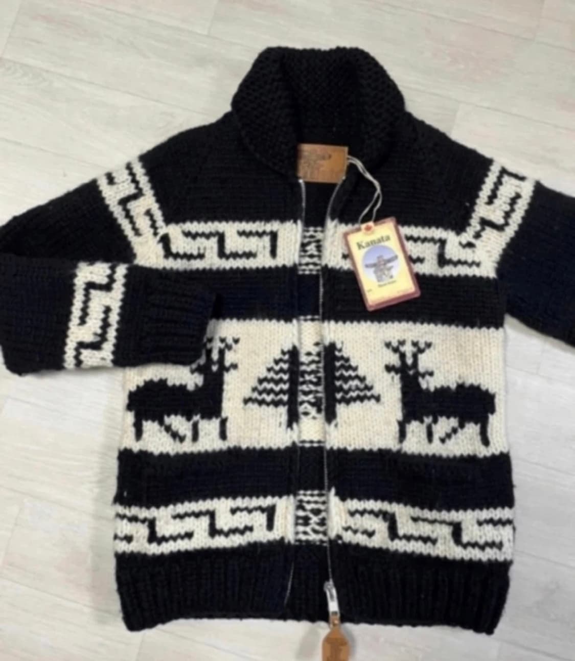 정품 캐나다 카나타 코위찬 가디건 집업 상품이미지1