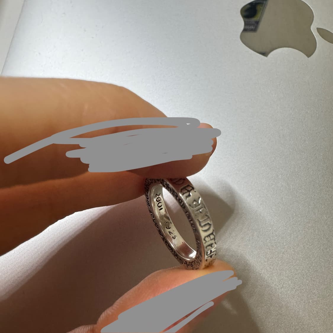 크롬하츠 퍽유링 3mm(한스룸) 국내 사이즈 7.5호 상품이미지6