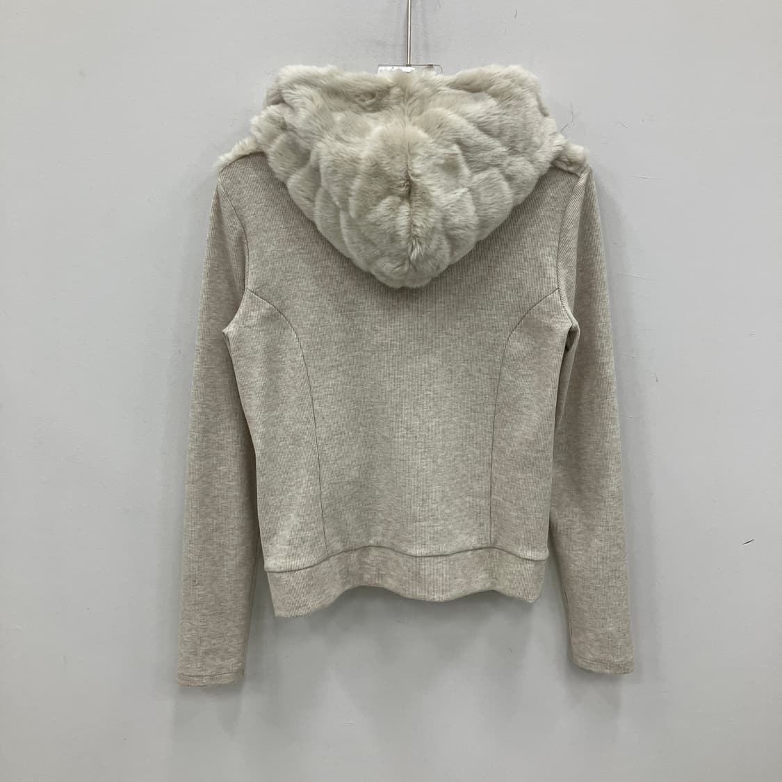 아르마니 익스체인지 투웨이 퍼 후드집업 자켓 M 상품이미지2