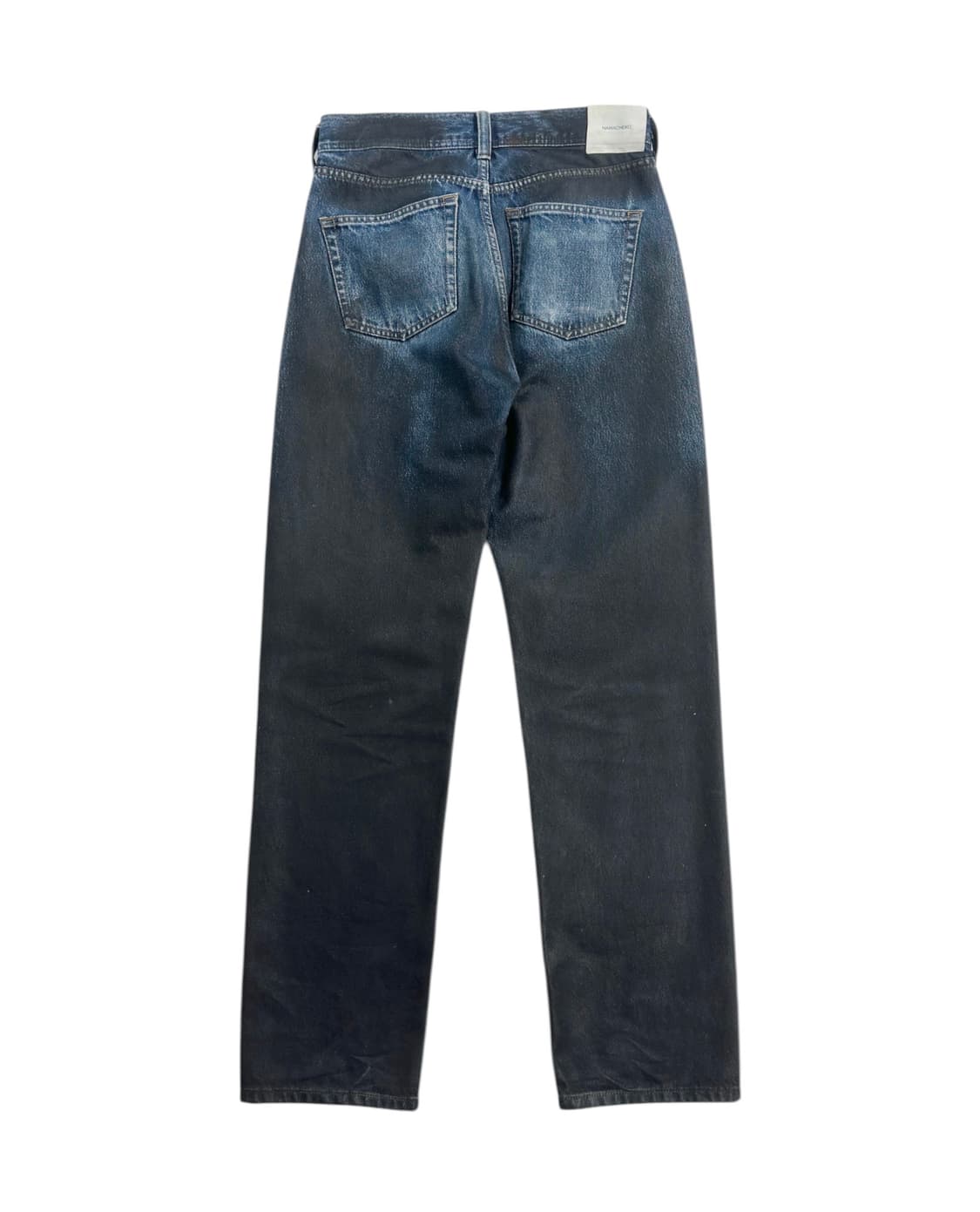 나마체코 왁스 코팅 데님 팬츠 상품이미지2