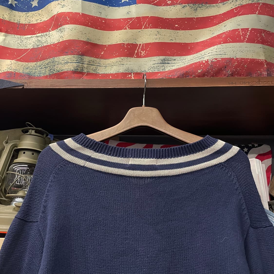 90s 챕스 랄프로렌 브이넥 RL패치 니트 스웨터 N27 상품이미지4