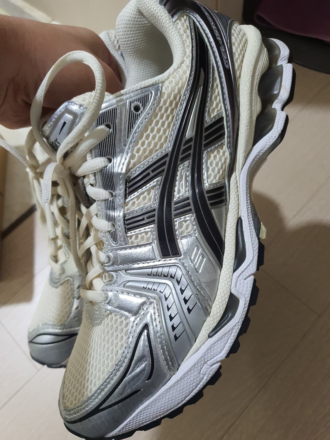 아식스 젤카야노14  크림블랙 260 상품이미지6