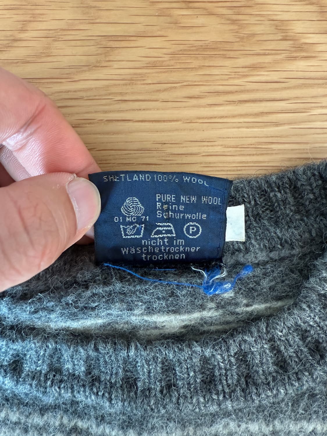 Mc Neal 스코틀랜드 퓨어 울 니트 상품이미지6