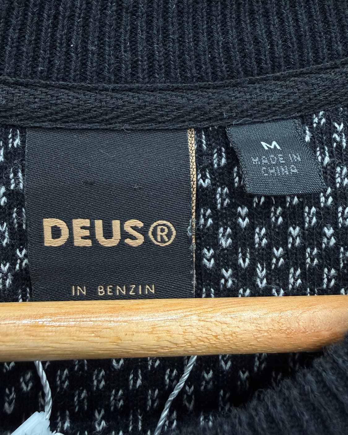 DEUS EX MACHINA 체커보드 레이싱 코튼 니트 상품이미지3