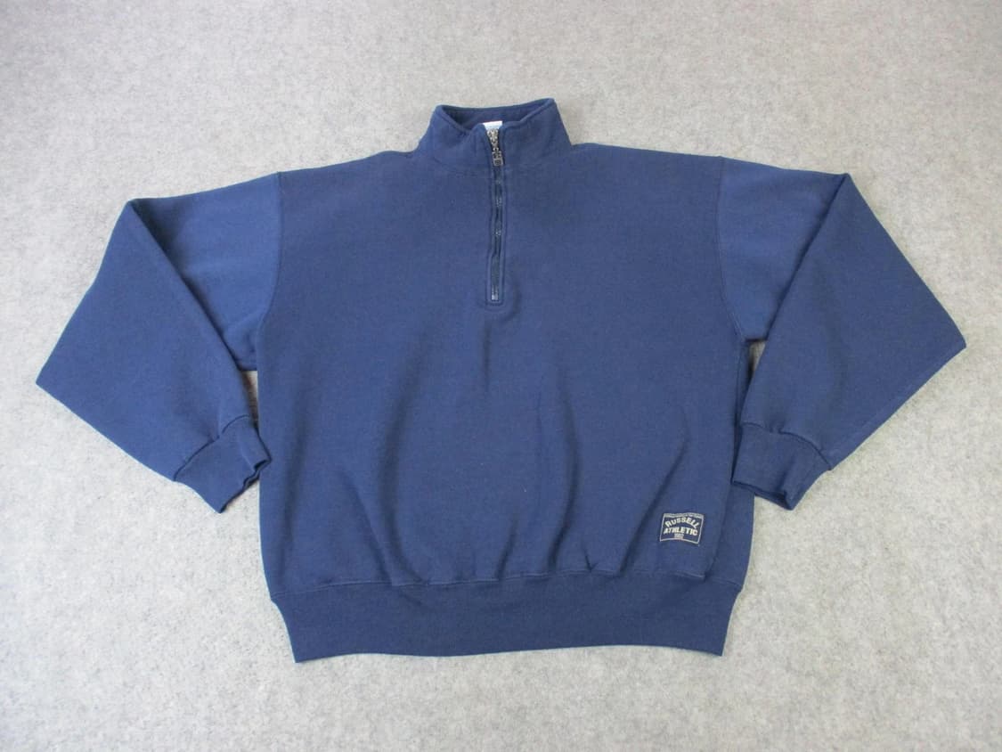 90s 러셀 애슬레틱 빈티지 쿼터 집업 스웻셔츠 상품이미지1
