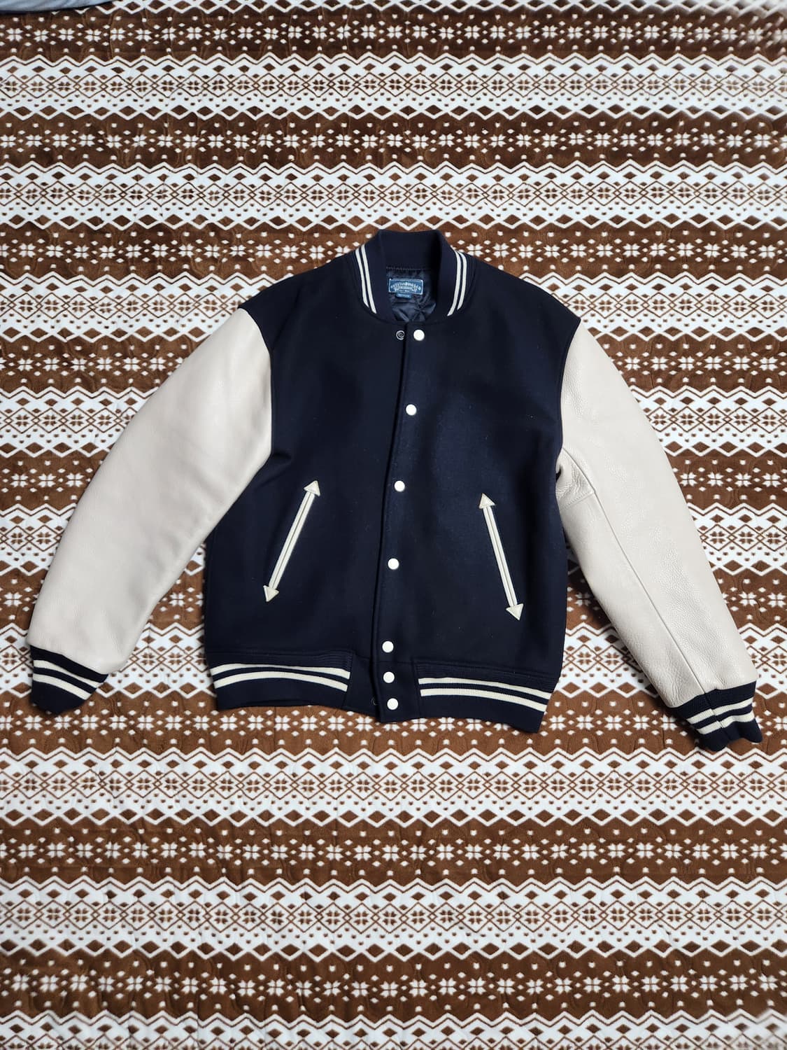 아웃스탠딩 바시티 자켓 M사이즈 상품이미지1