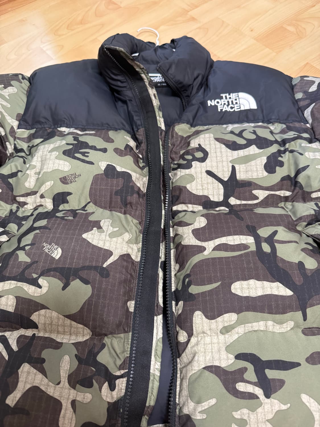 노스페이스 카모 패딩 XL 상품이미지1