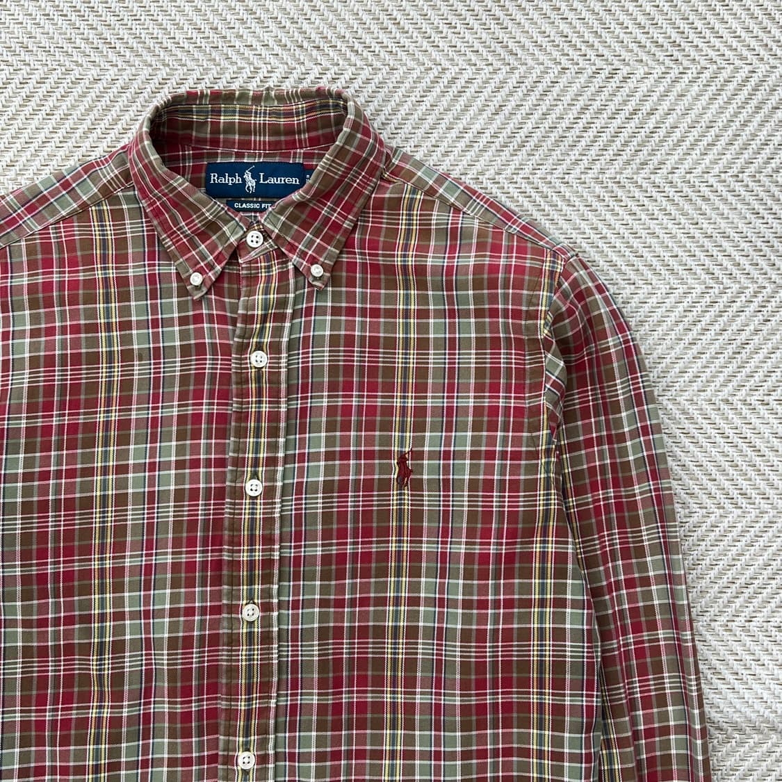 랄프로렌 클래식핏 체크셔츠 r2859 상품이미지5