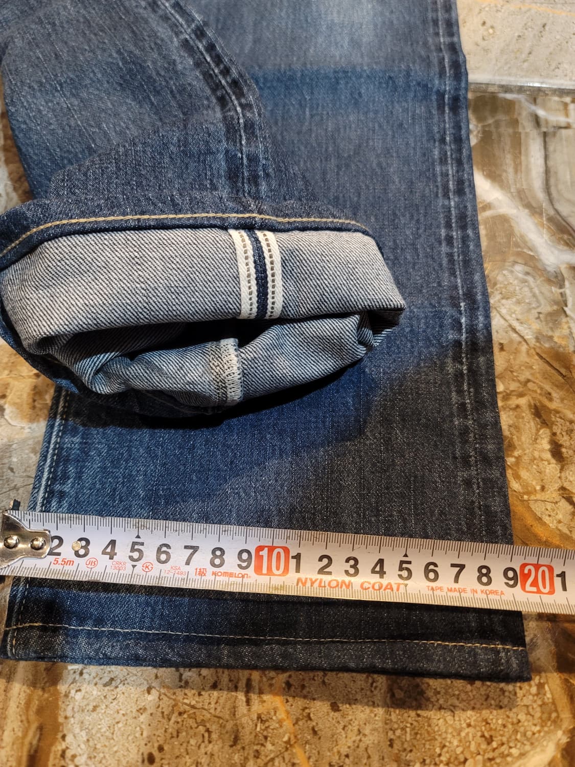 비즈빔 셀비지 워싱 데님팬츠  상품이미지9
