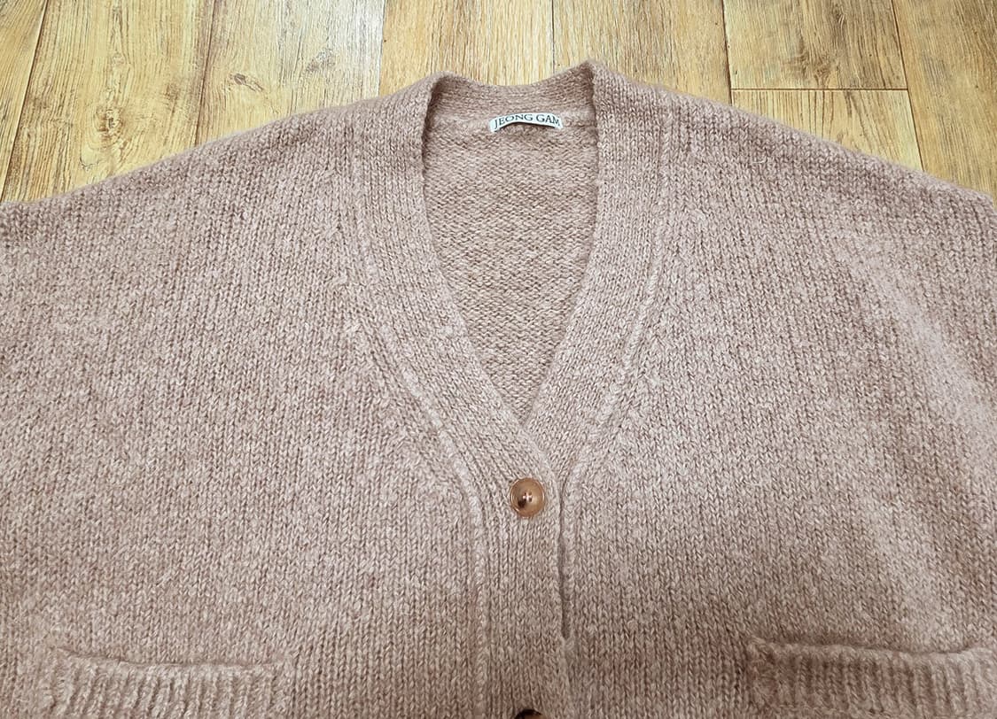 정감스튜디오(JEONG GAM) 키드모헤어 울 니트가디건 프리사이즈 새상 상품이미지2