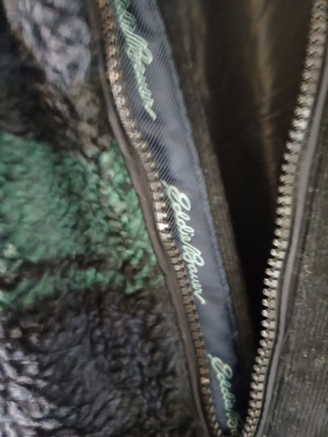 에디바우어 타탄 체크 쉐르파 플리스 자켓 3XL 상품이미지6