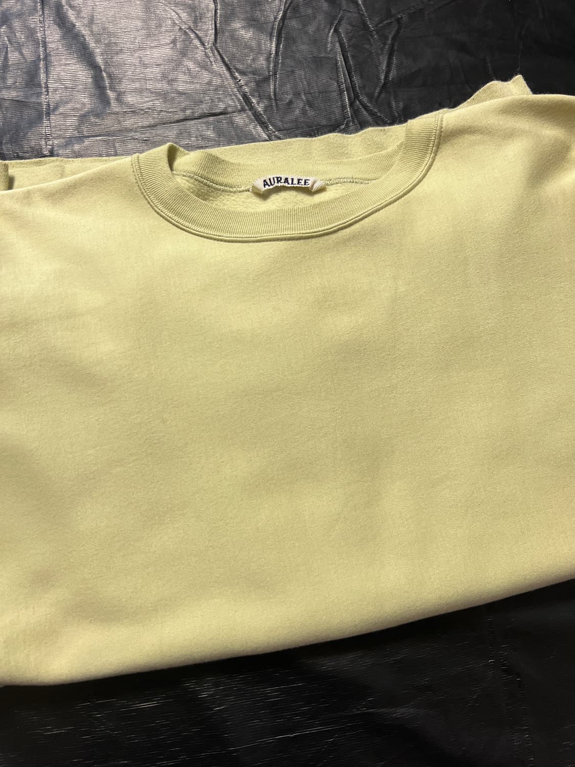 Auralee Light Green Fleece-lined Shirt 4 상품이미지1
