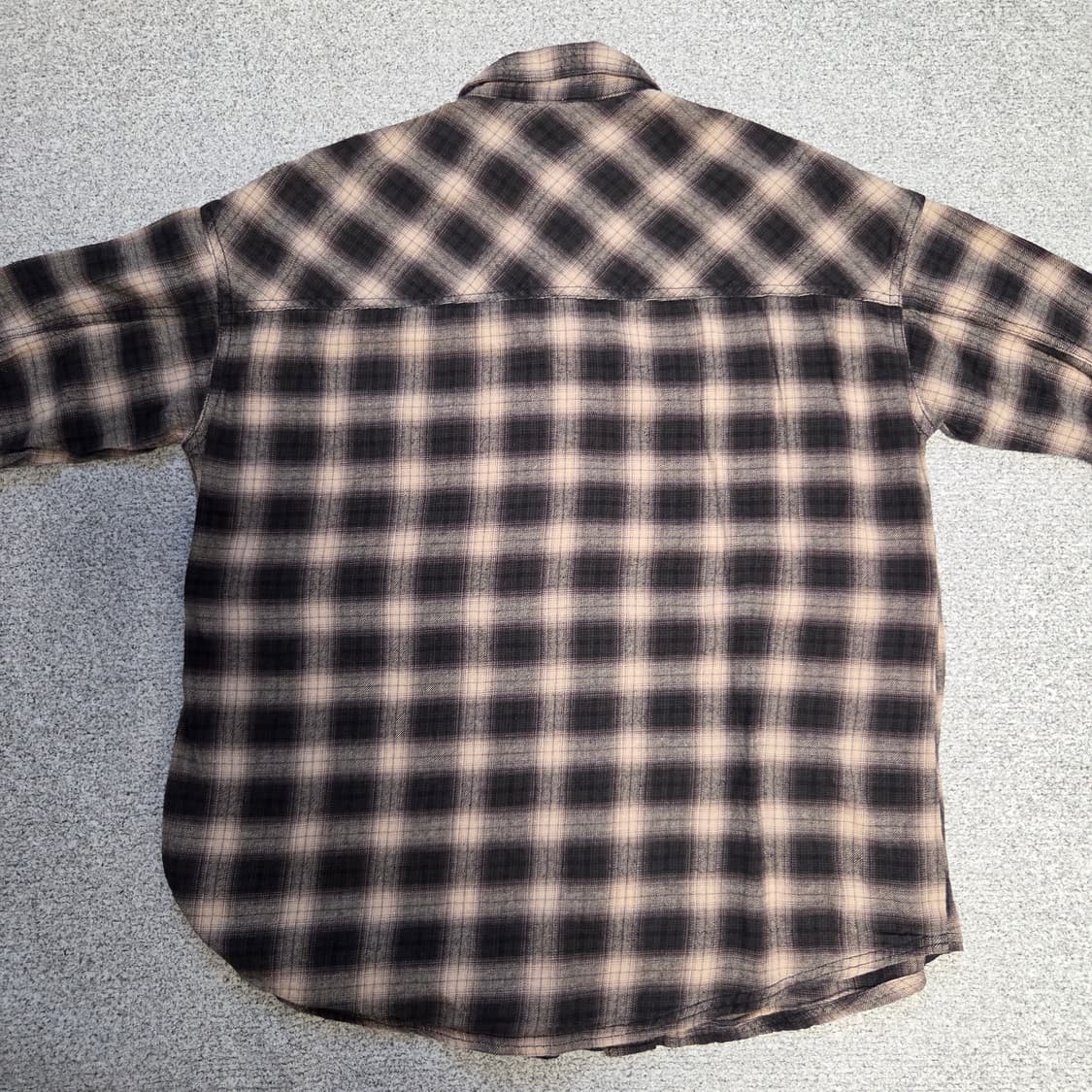 Garage 개러지 플란넬 체크셔츠 L(100) 상품이미지5