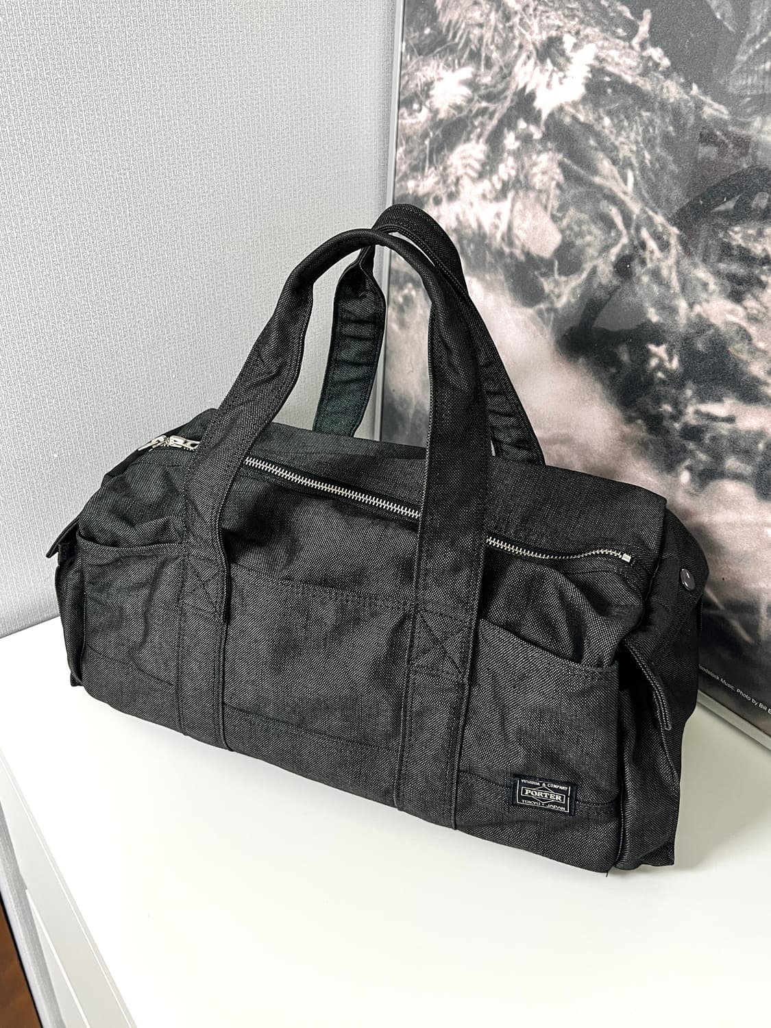 PORTER SMOKY-BOSTON BAG L (Black) 상품이미지3