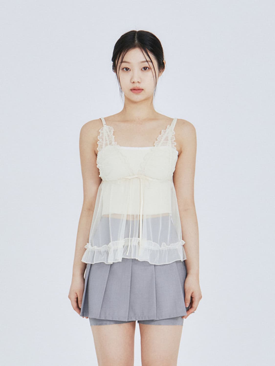 낫유어로즈 lucy 루시 슬리브리스 세트 크림 m 상품이미지1