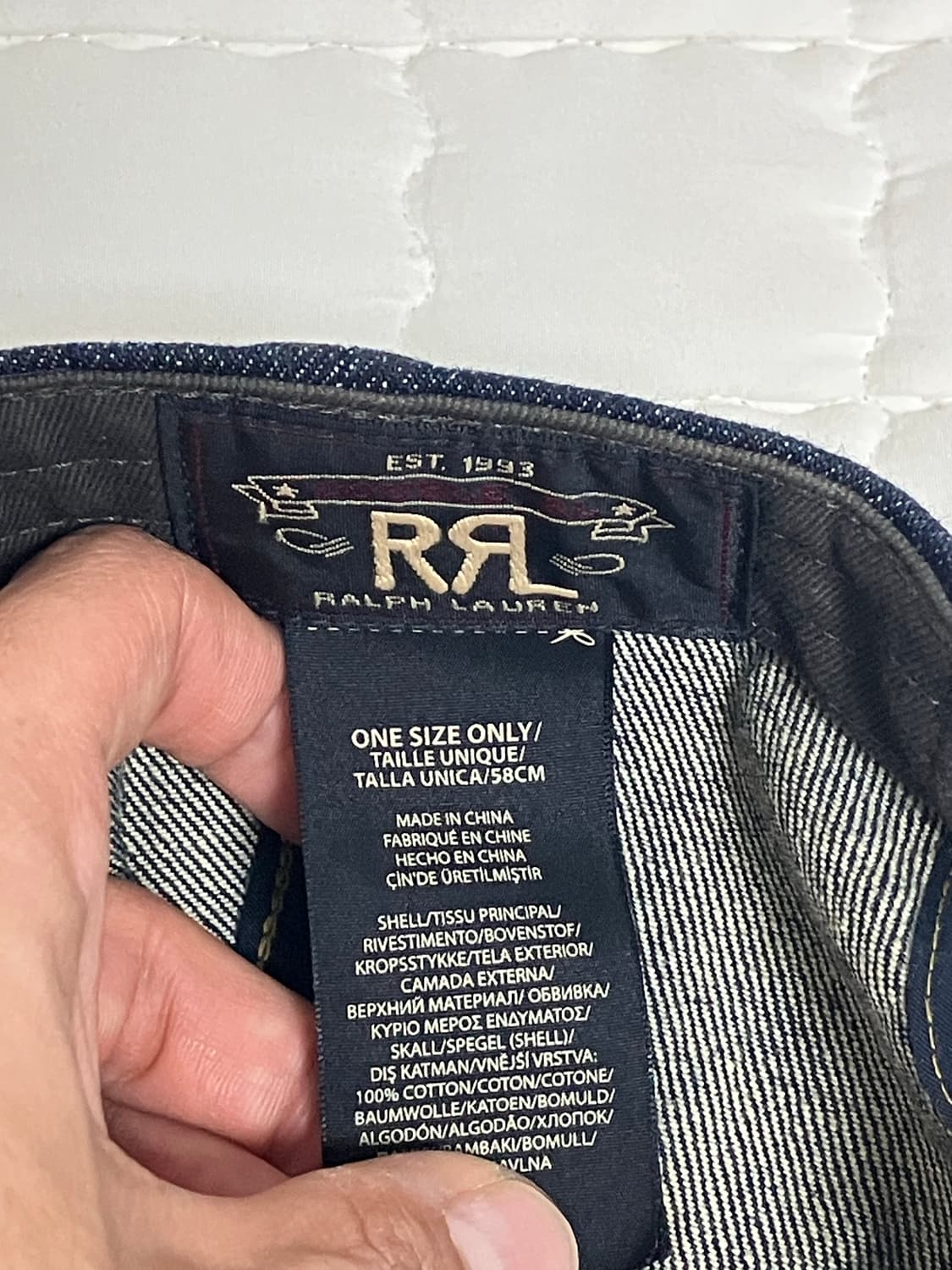 더블알엘 가먼트다잉 볼캡 상품이미지2