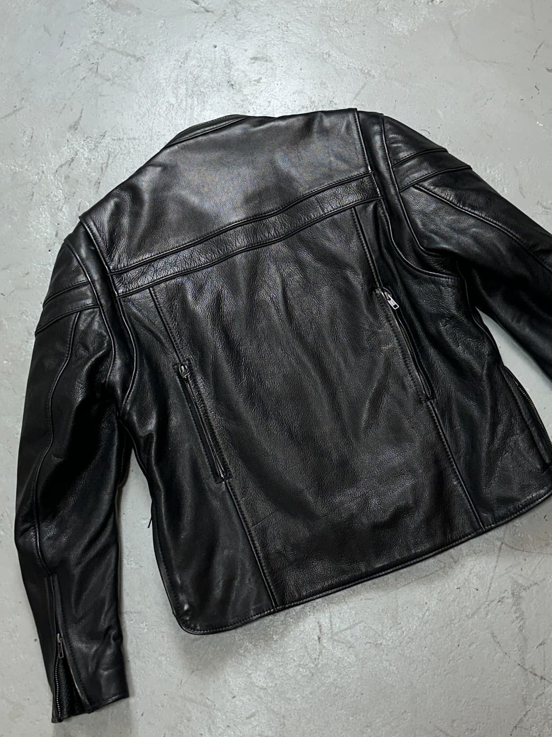 90's 빈티지 레더 모터사이클 자켓 빈티지 라이더 자켓 상품이미지6