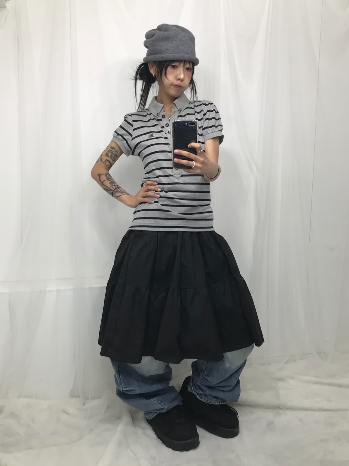 Burberry Blue Label Stripe Puff Top 상품이미지3