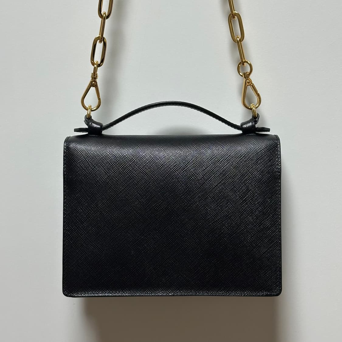 정품 프라다 사피아노 탑핸들 크로스백 미니백 상품이미지4