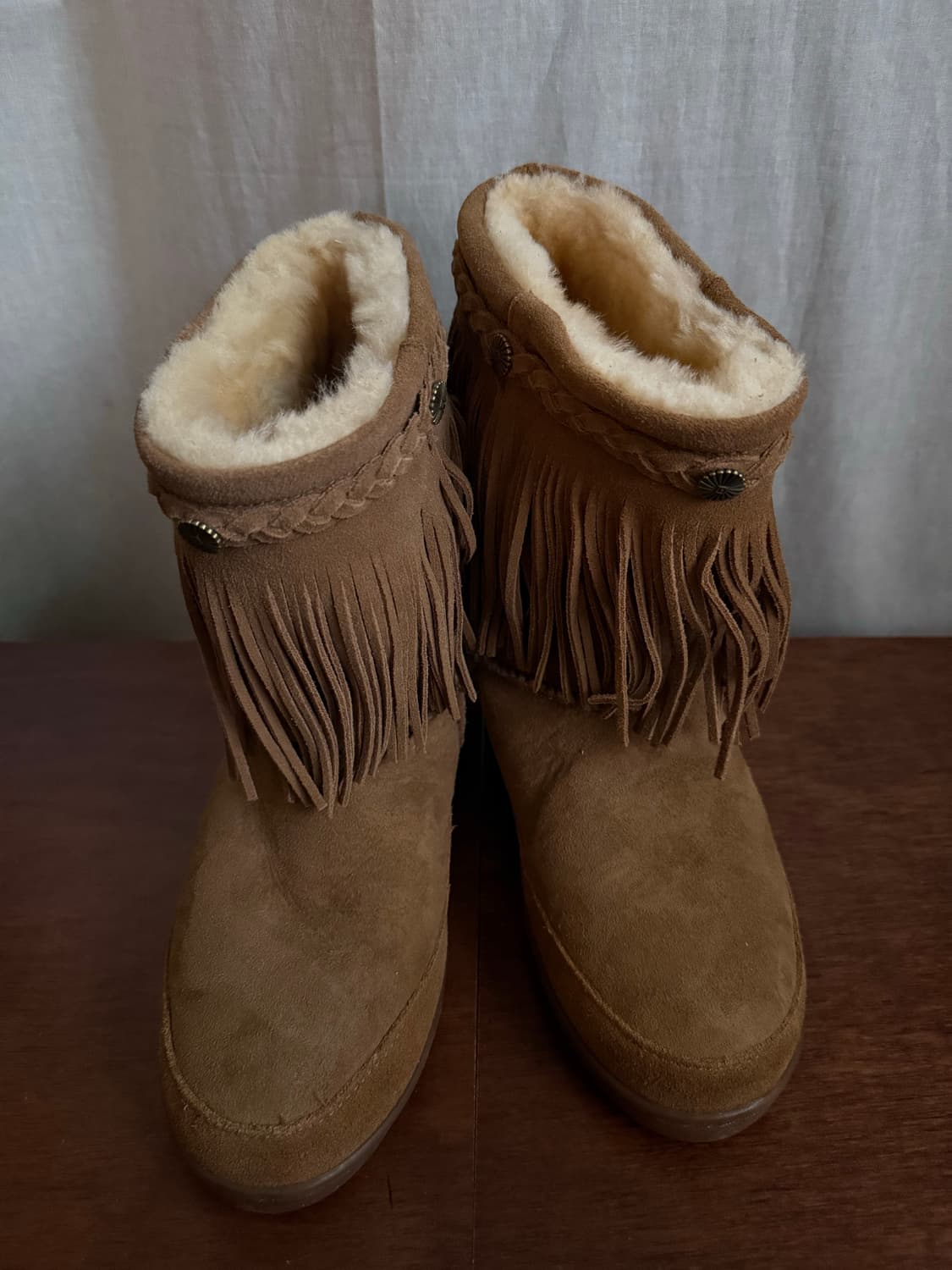 MINNETONKA fringe suede boots 상품이미지7
